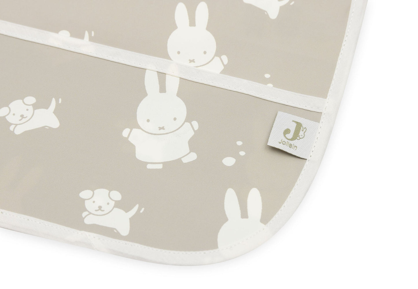 Jollein | Slab waterproof met mouw miffy&snuffy olive green