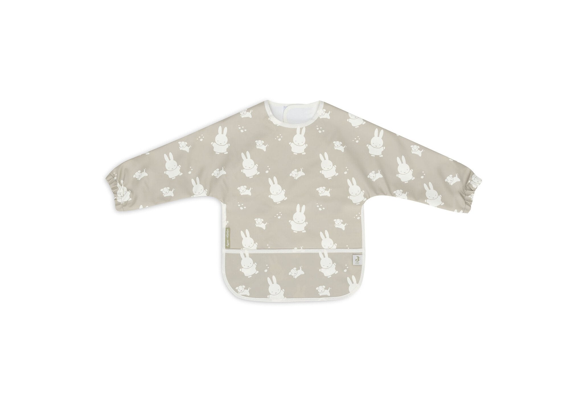 Jollein | Slab waterproof met mouw miffy&snuffy olive green