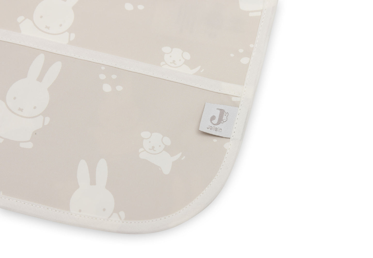 Jollein | Slab waterproof met mouw miffy & snuffy nougat