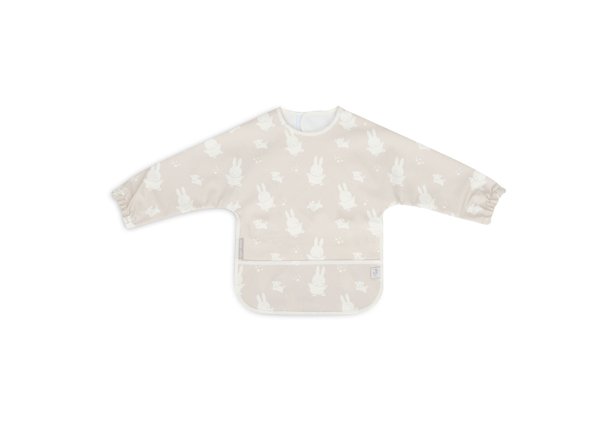 Jollein | Slab waterproof met mouw miffy & snuffy nougat