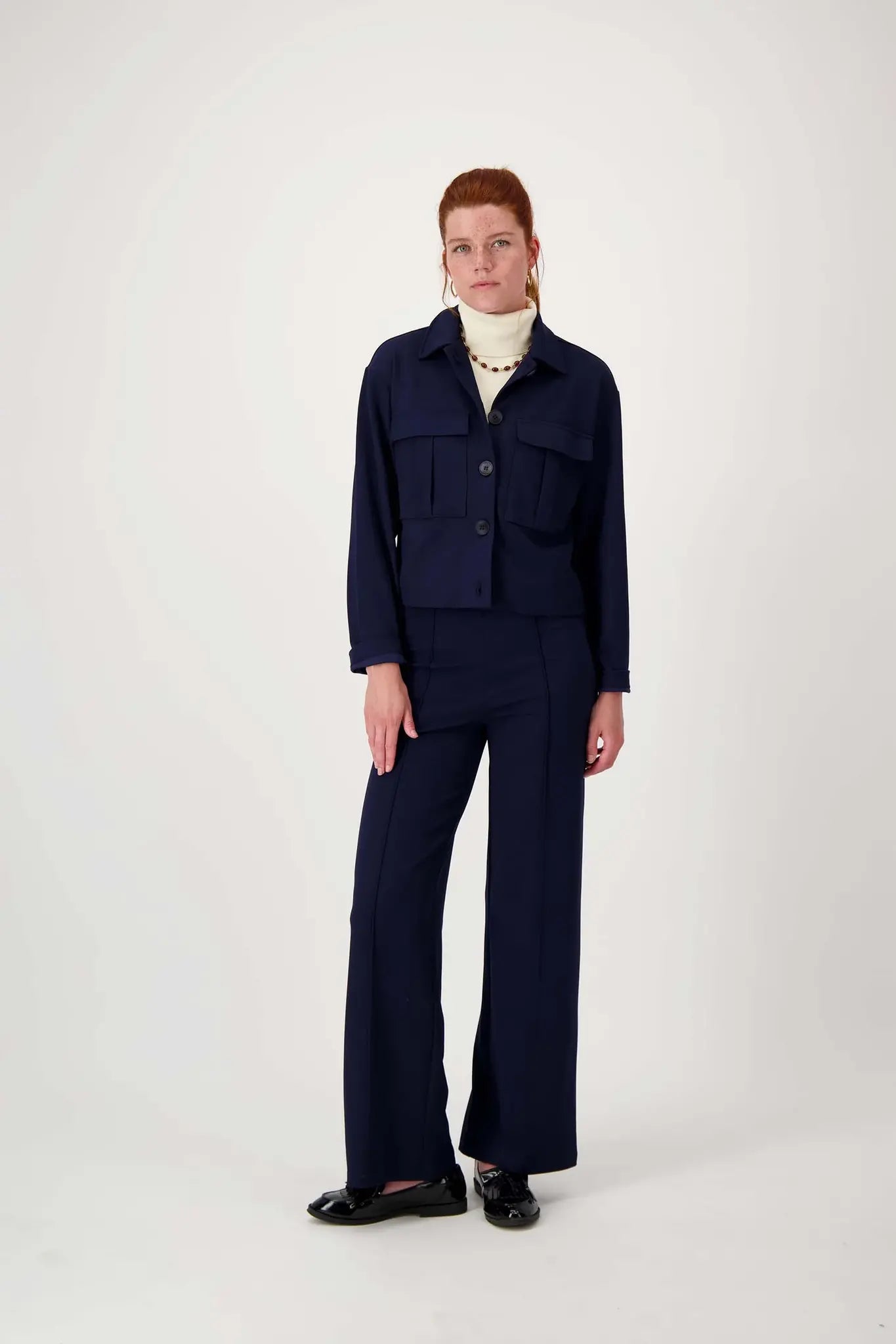 Zusss | Broek met naad navy