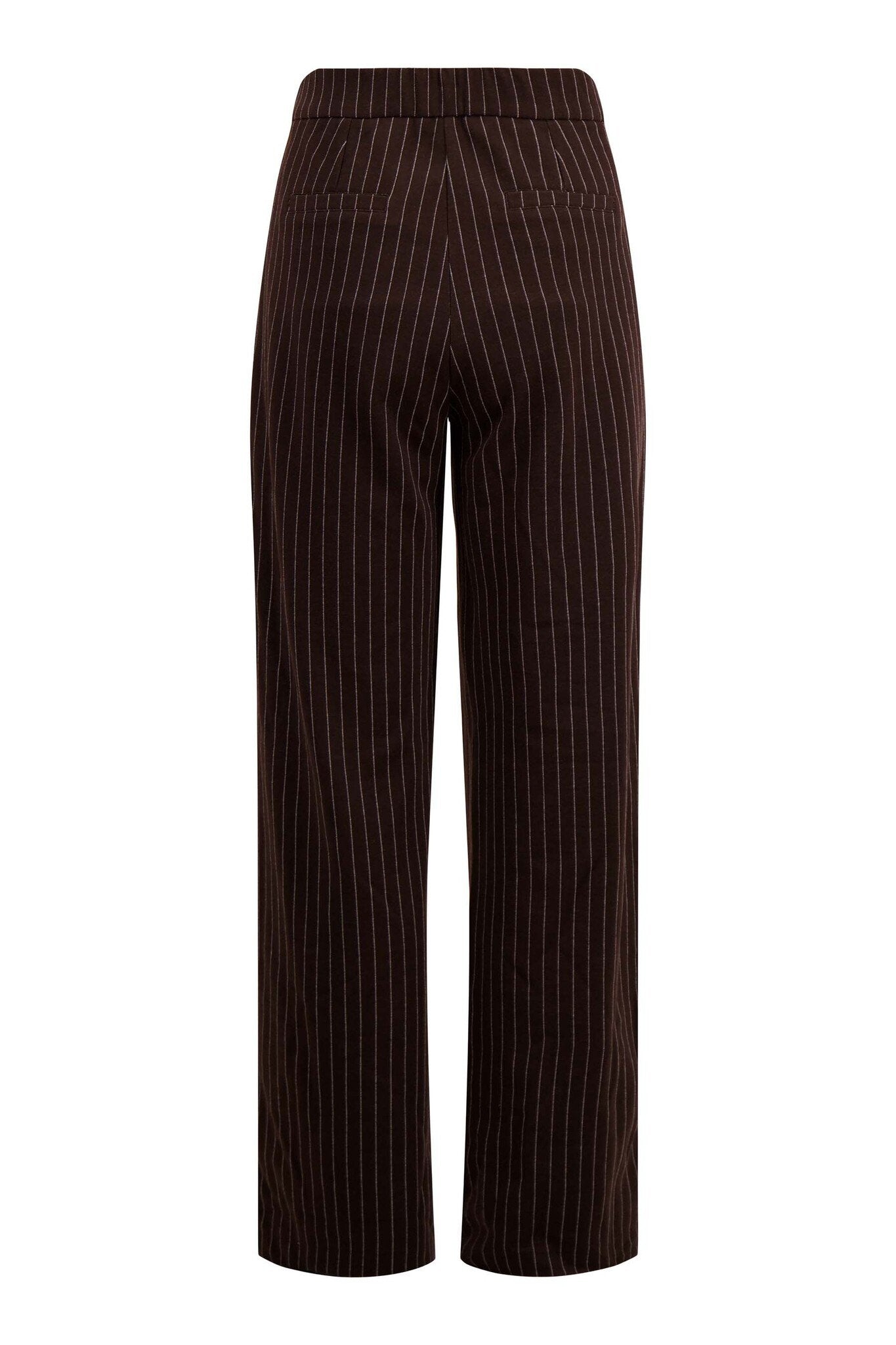 Zusss | Schokoladenbraune Nadelstreifenhose