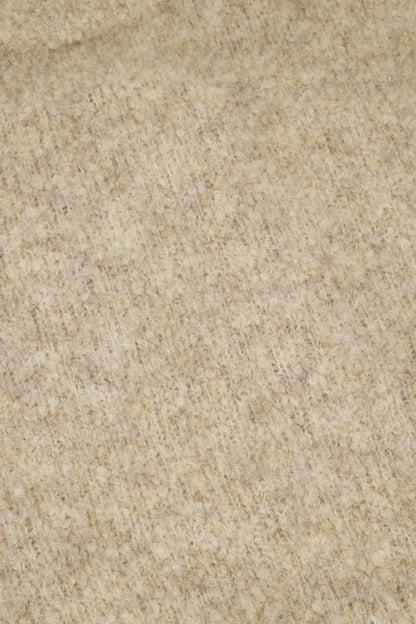 Zusss | Boucle trui met ronde hals beige