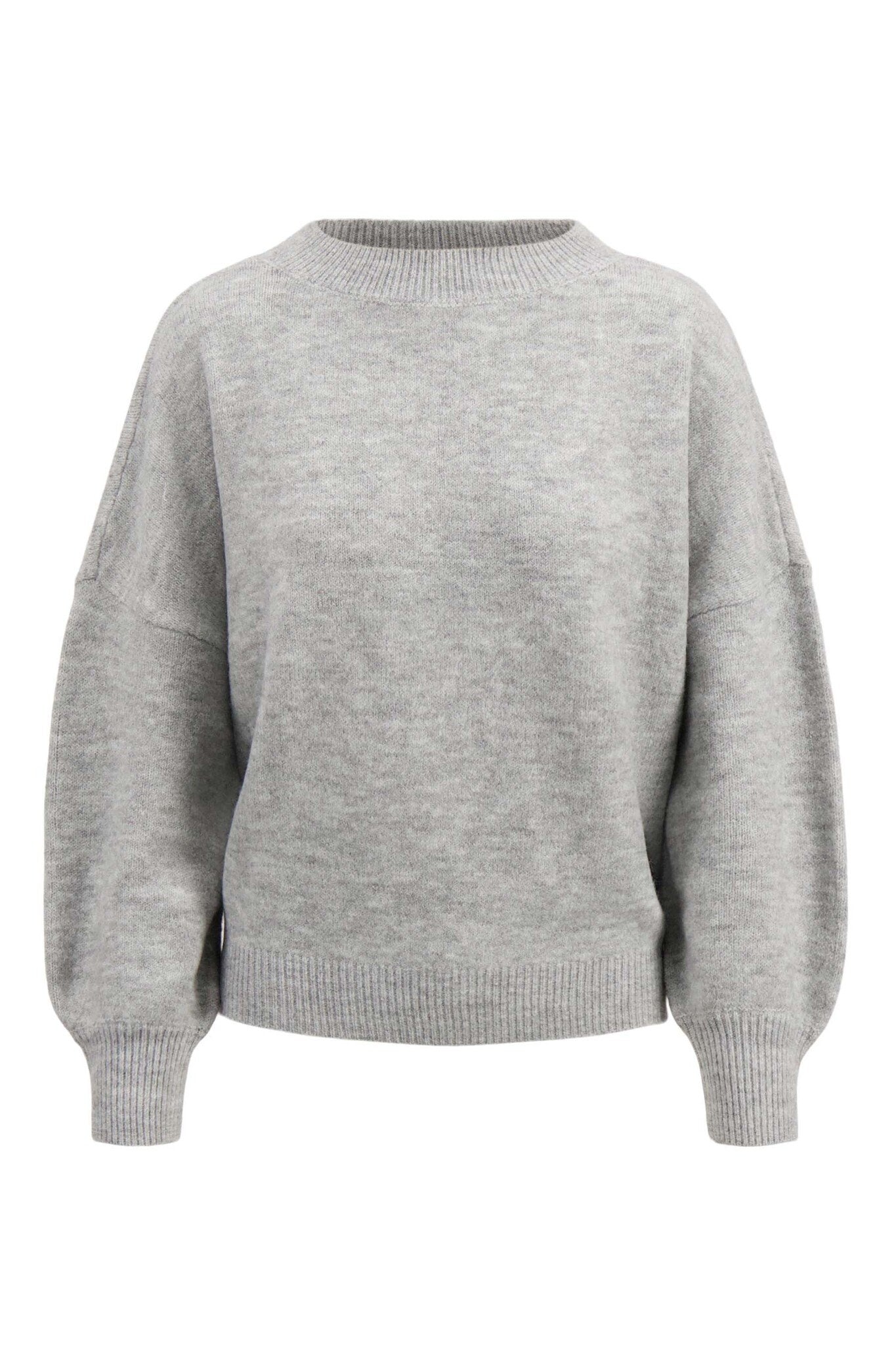 Zusss | Trui met hartje middengrijs