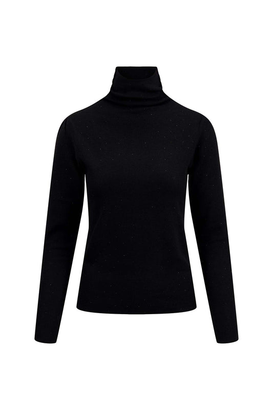 Zusss | Pullover mit schwarzen Strasssteinen