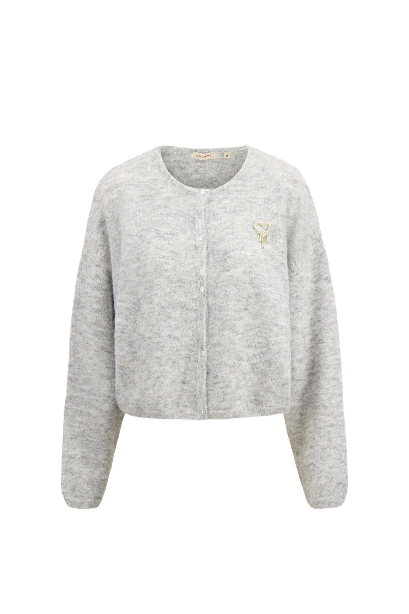 Zusss | Vestje basic middengrijs