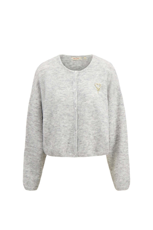 Zusss | Vestje basic middengrijs