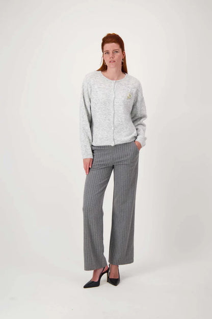 Zusss | Vestje basic middengrijs