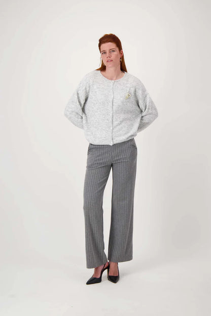 Zusss | Vestje basic middengrijs