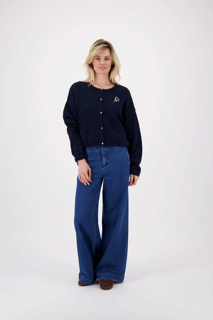 Zusss | Vestje basic night blue
