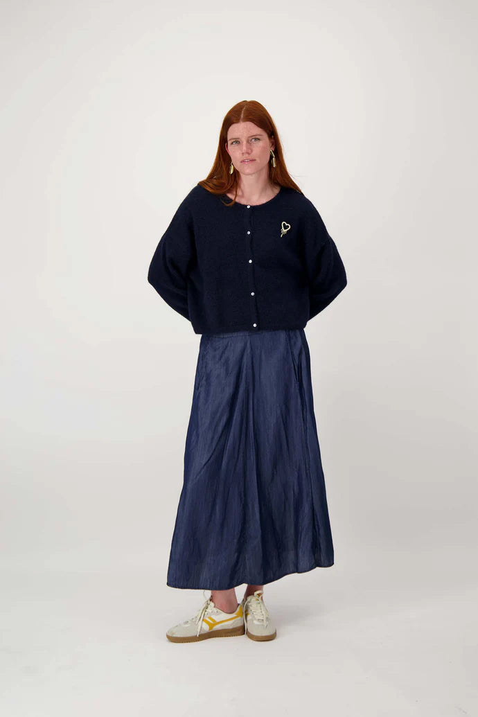 Zusss | Vestje basic night blue