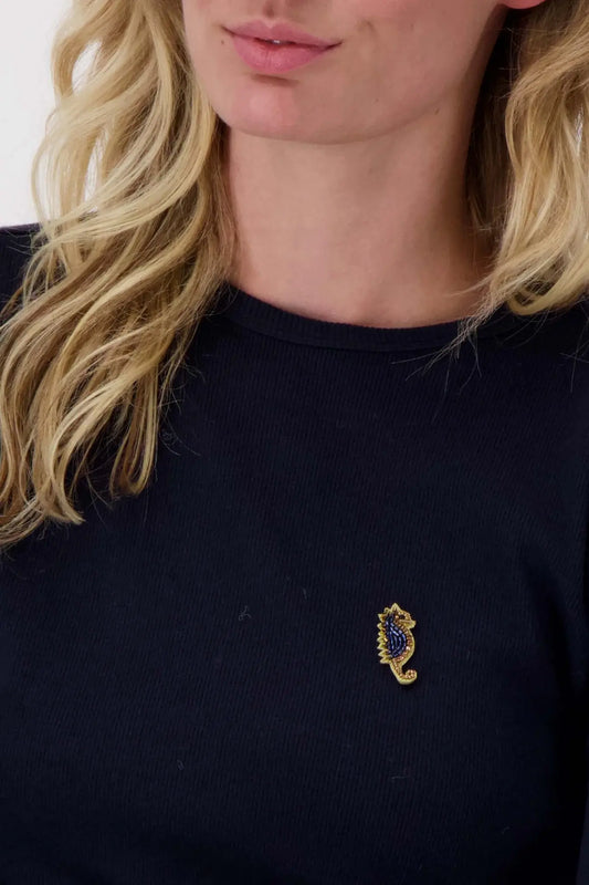 Zusss | Broche zeepaard classy red