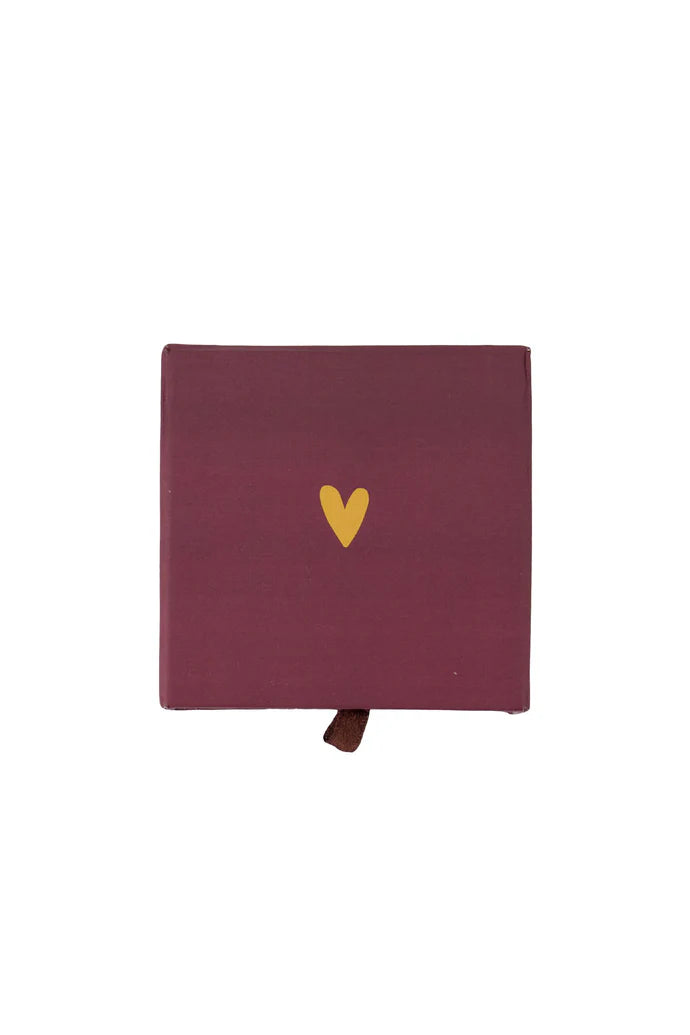 Zusss | Armband hartje in schuifdoosje Speciaal rood