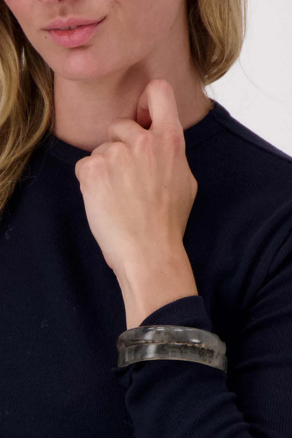 Zusss | Armbanden resin set van 2 beige