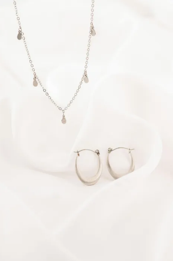 Zusss | Ketting met druppeltjes zilver