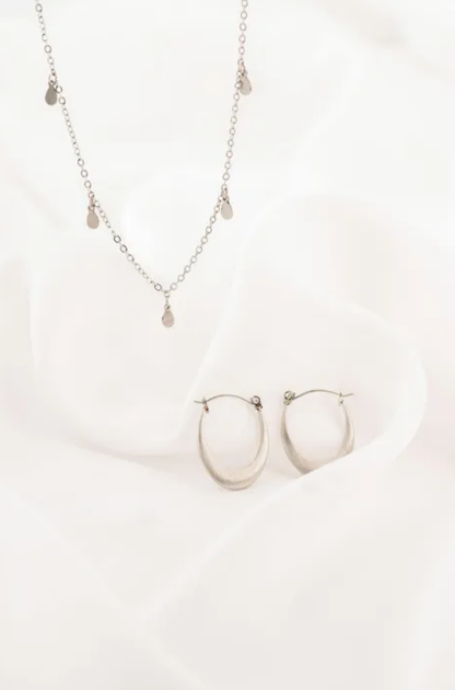 Zusss | Ketting met druppeltjes zilver