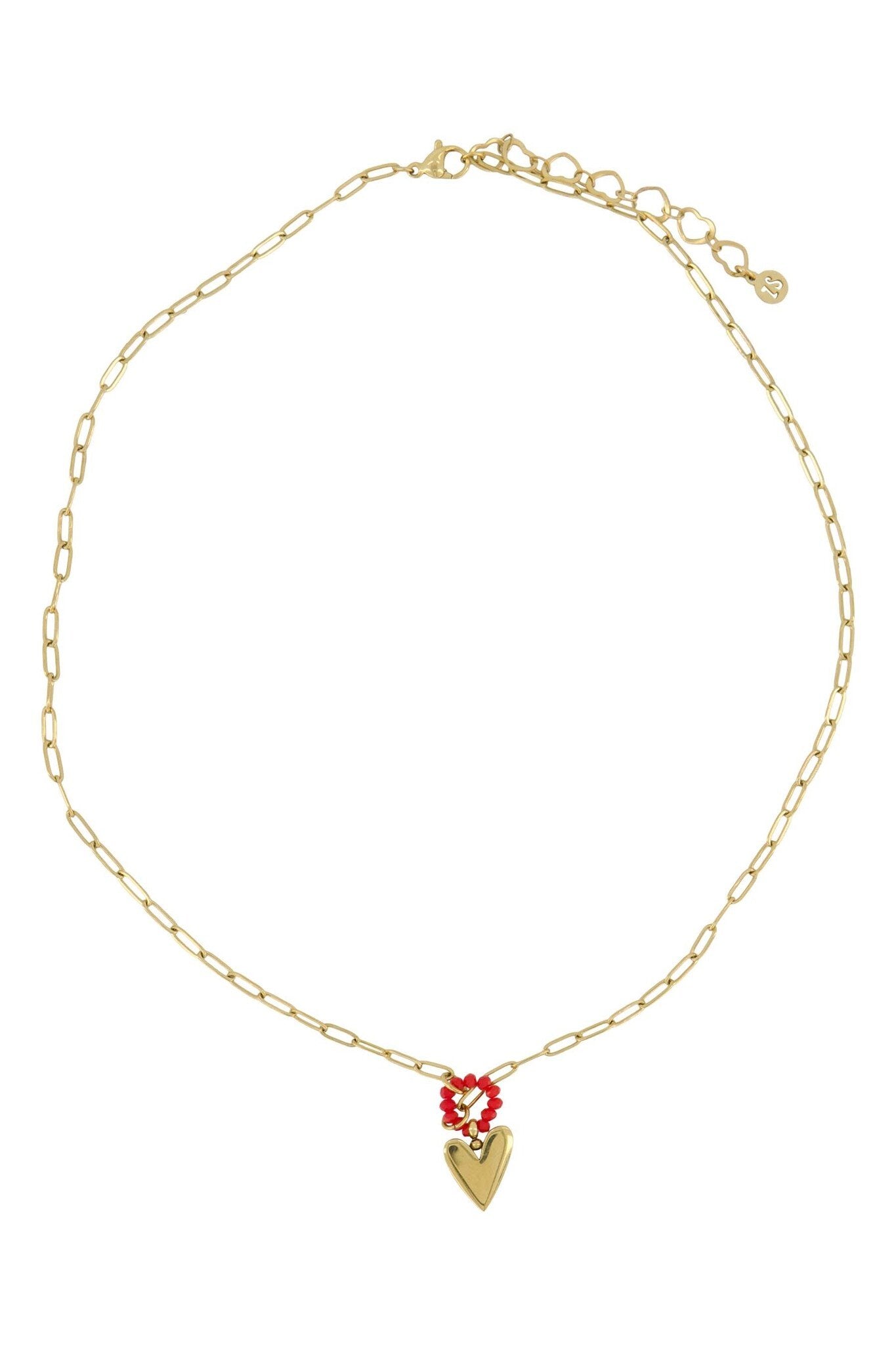 Zusss | Ketting met hartje goud