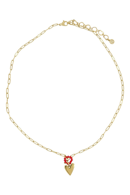 Zusss | Ketting met hartje goud