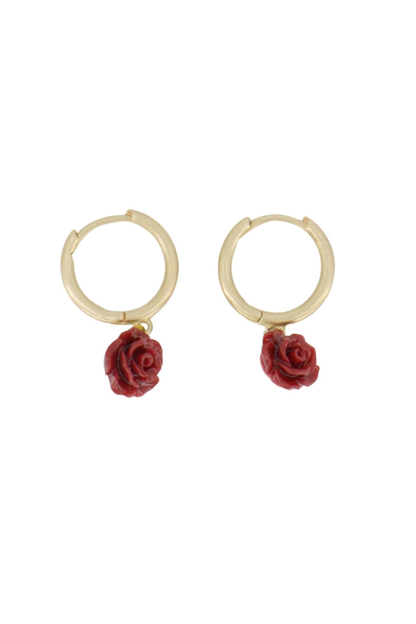 Zusss | Oorbellen met roosje goud