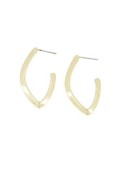 Zusss | Oorbellen ovaal goud