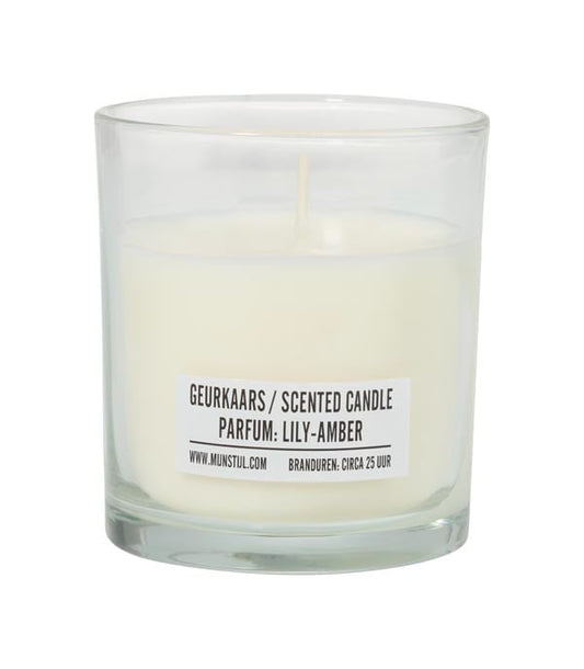 Mijn Stijl | Geurkaars in glas Lily amber