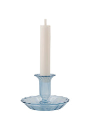 Zusss | Kandelaar glas blauw