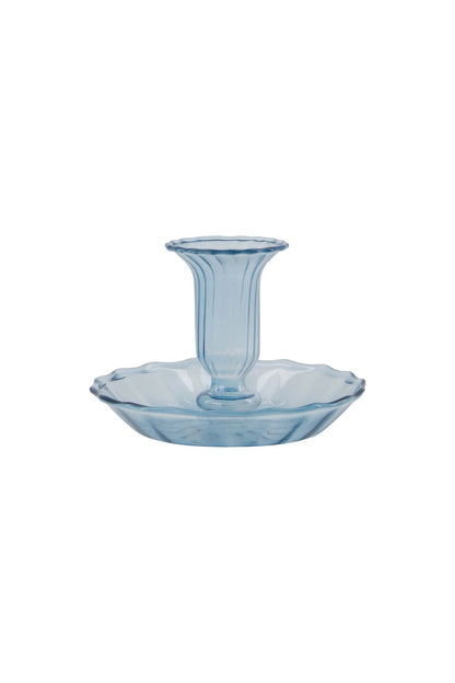 Zusss | Kandelaar glas blauw