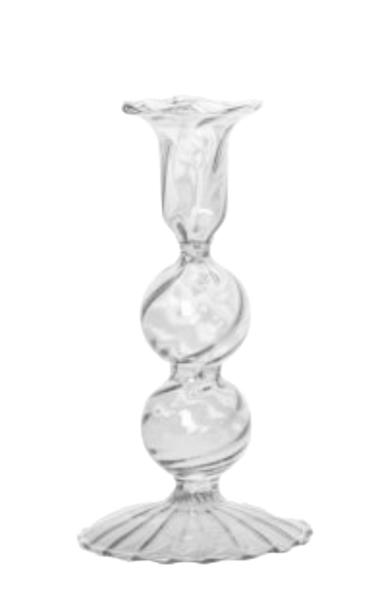 Zusss | Kandelaar glas bolling L