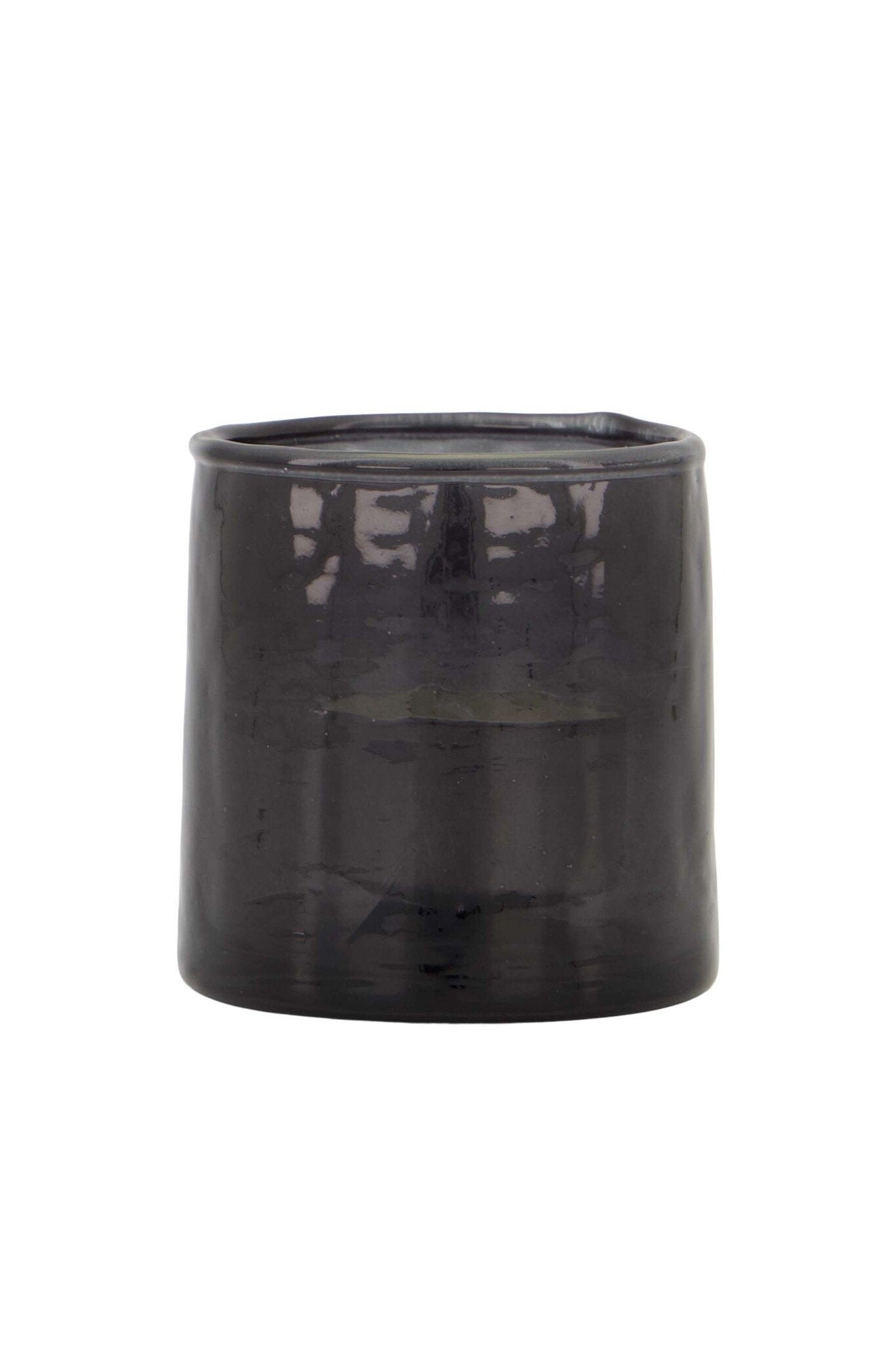 Zusss | Waxinelichthouder gehamerd antraciet