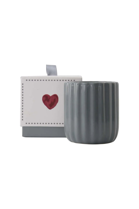 Zusss | Geurkaars keramiek in doosje hartje