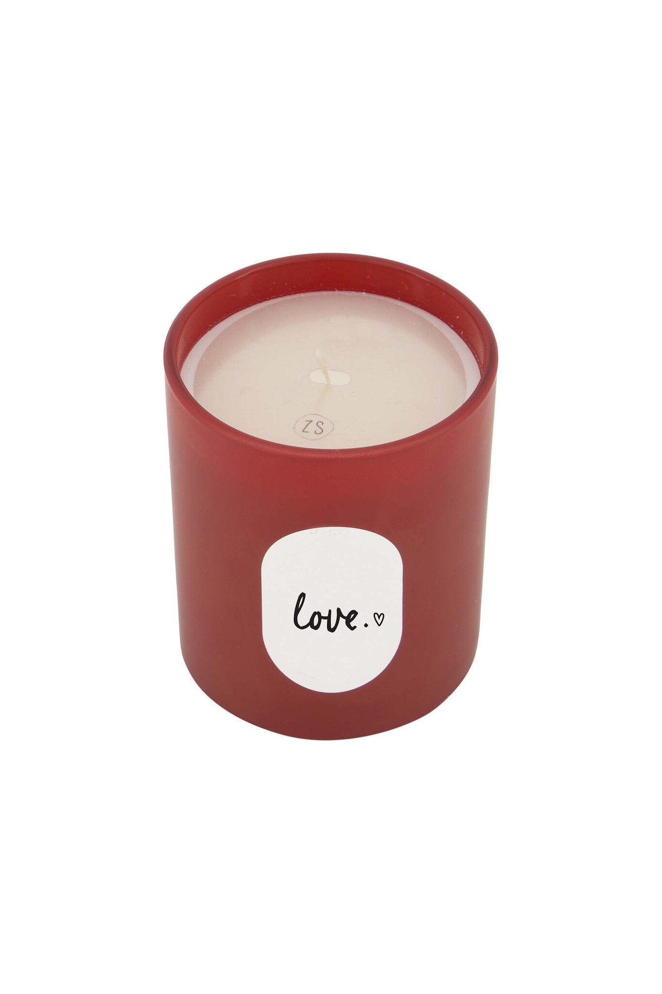 Zusss | Geurkaars glas love rood