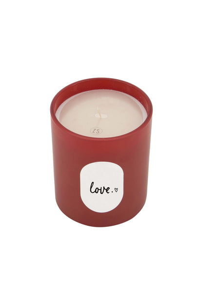 Zusss | Geurkaars glas love rood