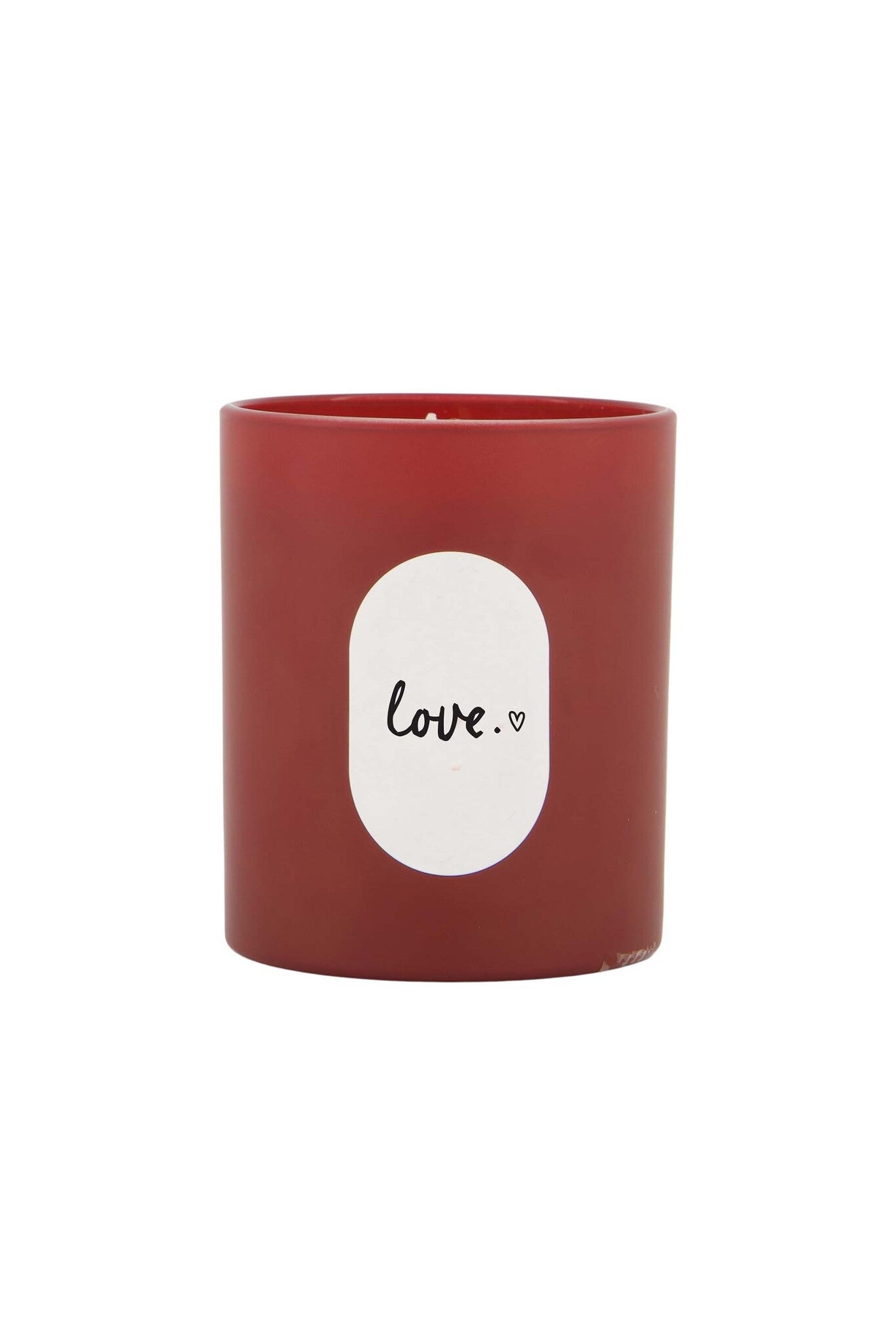 Zusss | Geurkaars glas love rood