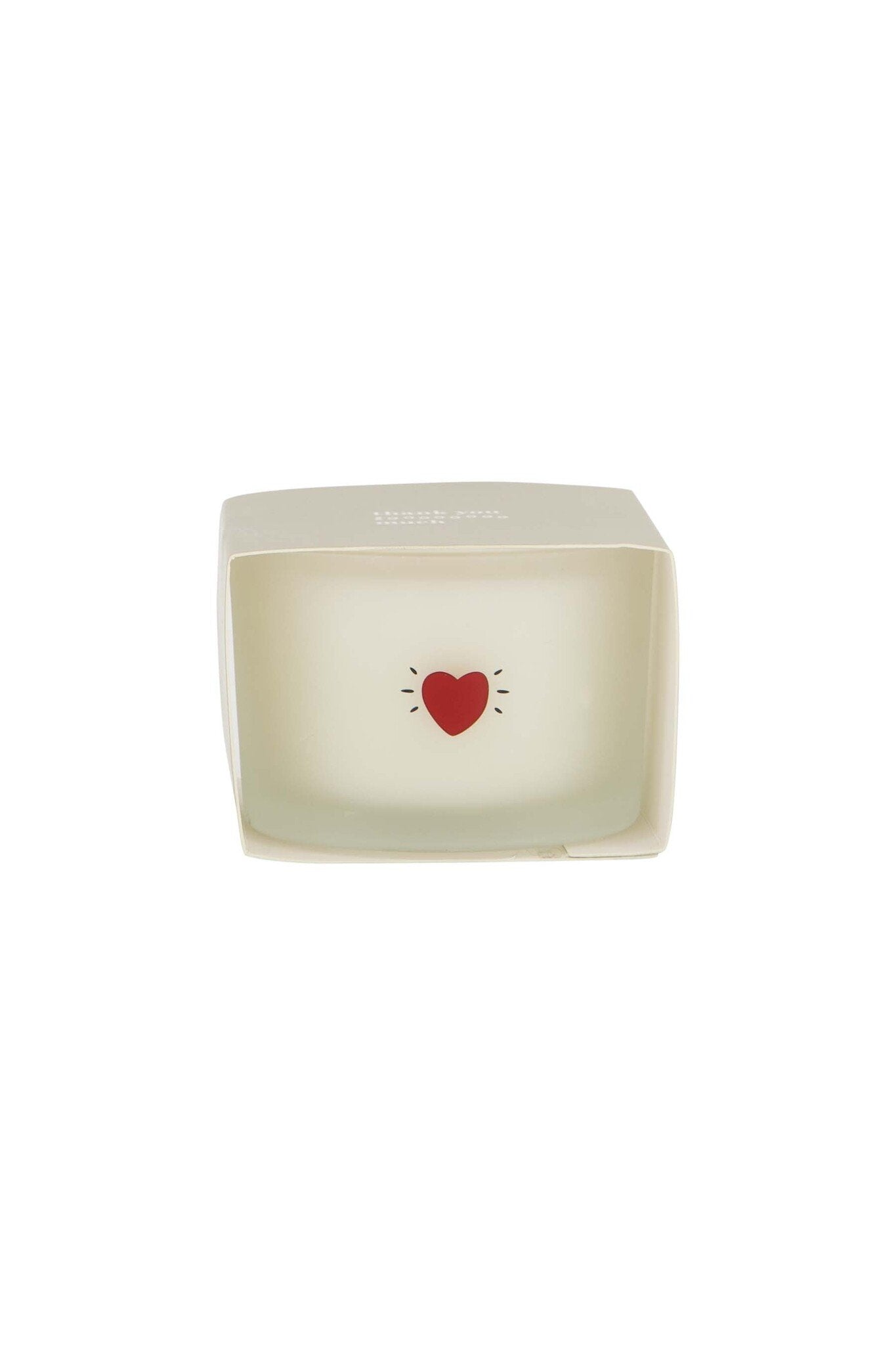 Zusss | Geurkaars in wikkel thank you wit/grijsgroen