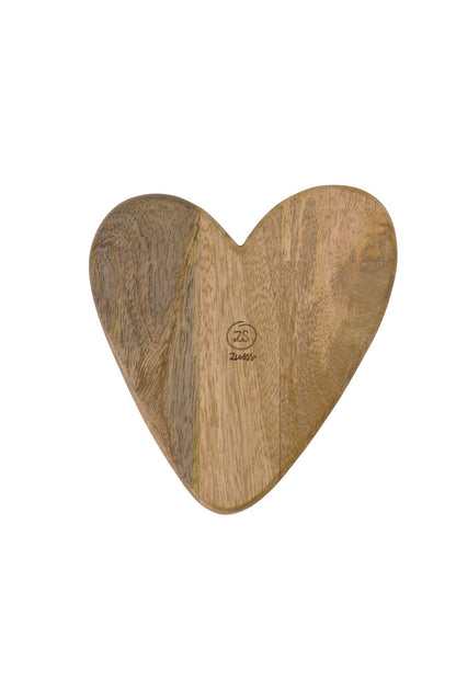 Zusss | Houten kom hartje blauw