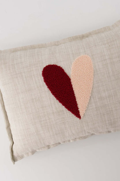 Zusss | Kussen hartje 35x25cm