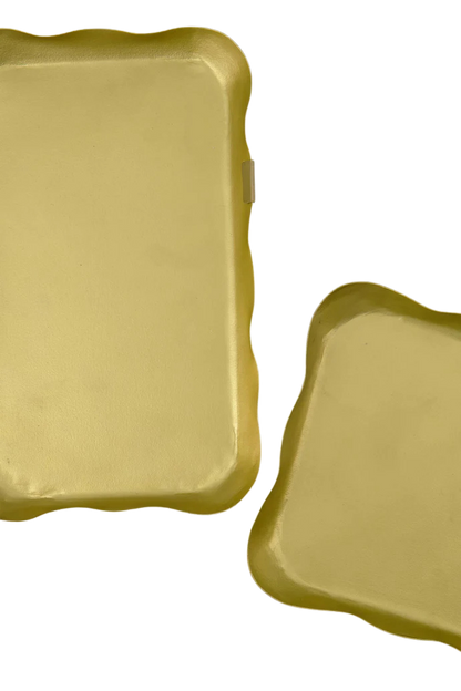 Zusss | Servethouder vierkant goud