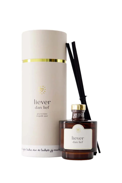 Zusss | Geurstokjes in koker Liever dan lief off white