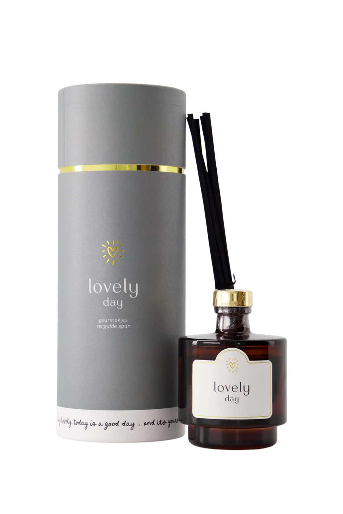 Zusss | Geurstokjes in koker Lovely day grijsblauw