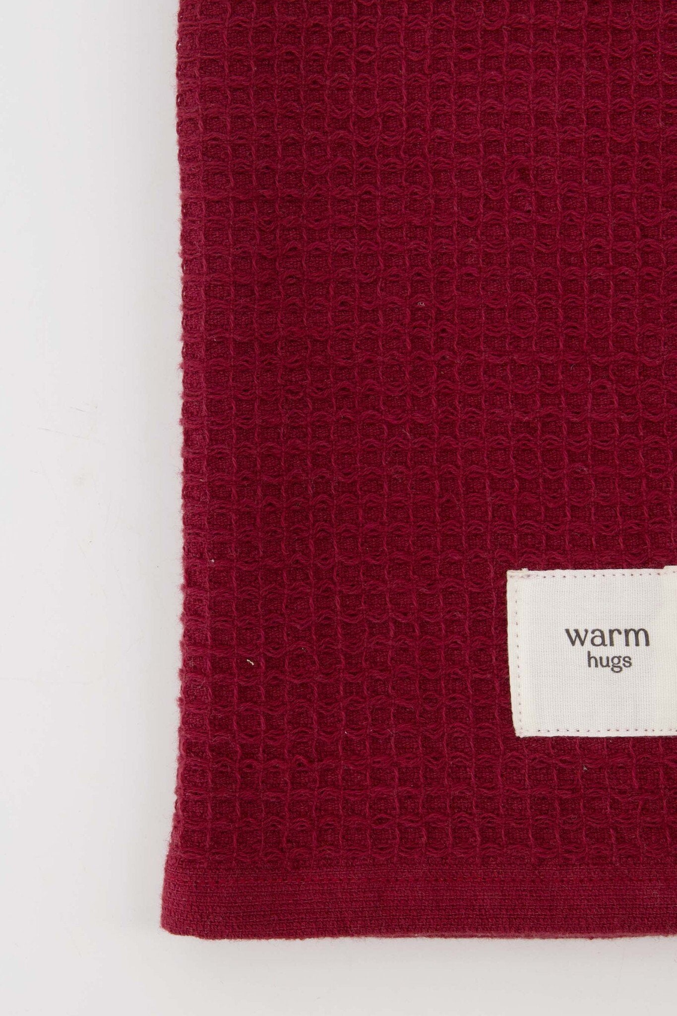 Zusss | Gastendoekje Warm hugs donkerrood