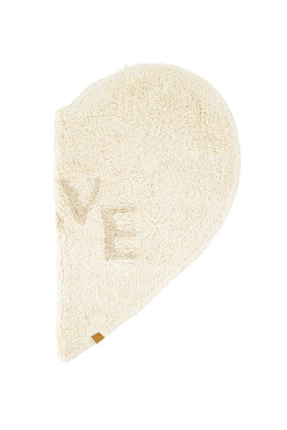 Zusss | Badmat love hartje off white