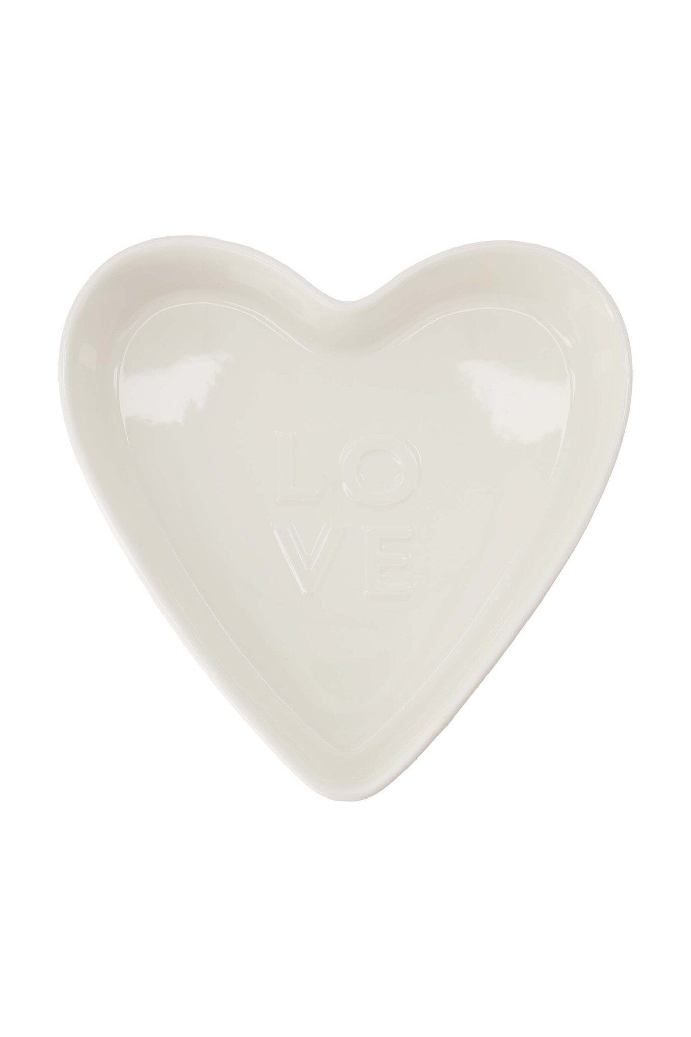 Zusss | Ovenschaal keramiek hartvorm love groot