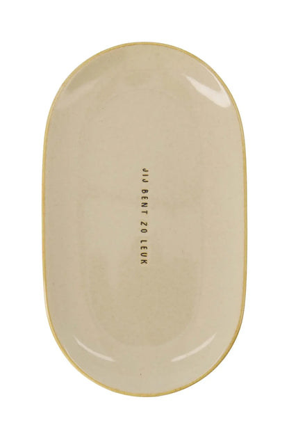 Zusss | Serveerschaal jij bent zo leuk zand