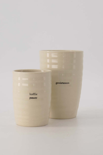 Zusss | Koffiemok koffie pauze zand