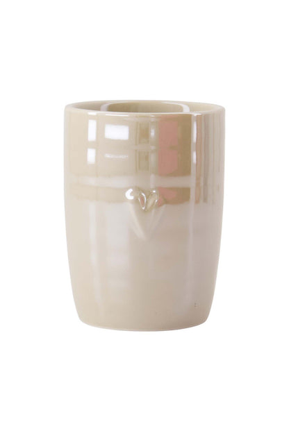 Zusss | Koffiemok parelmoer hartje zand