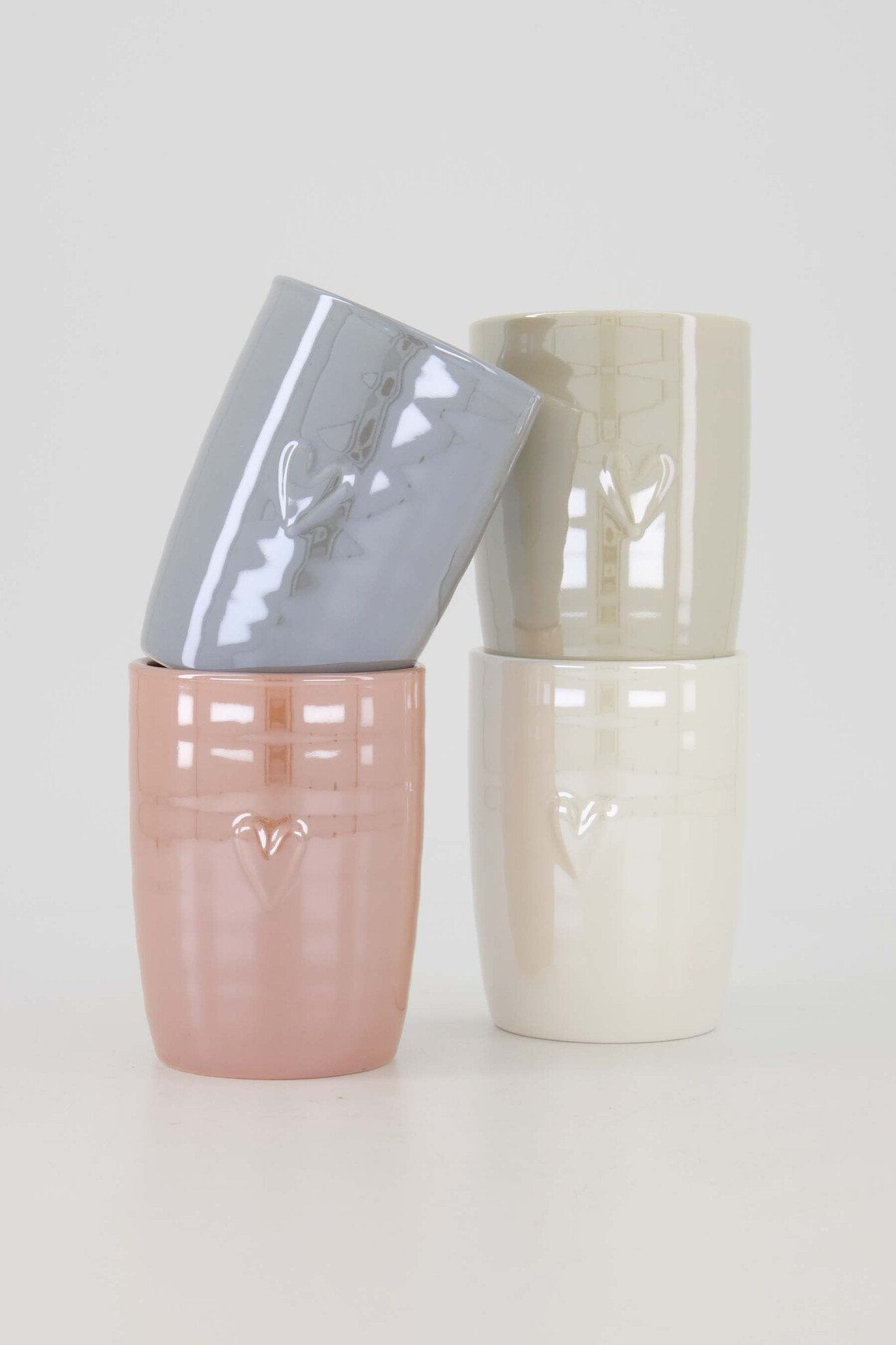 Zusss | Koffiemok parelmoer hartje zand