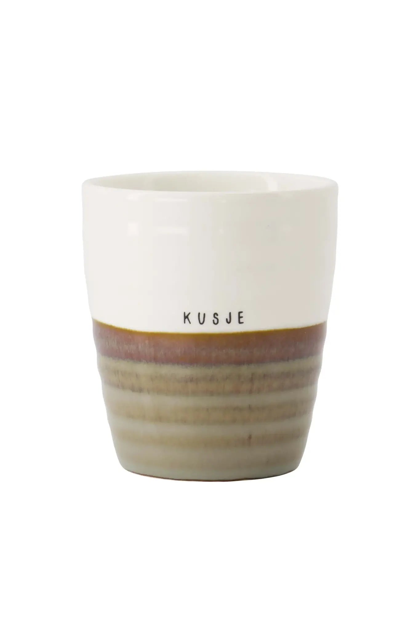 Zusss | Koffiemok kusje grijsblauw