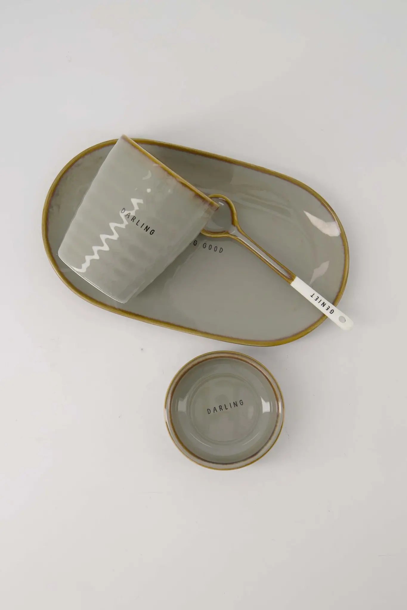 Zusss | Koffiemok darling grijsblauw