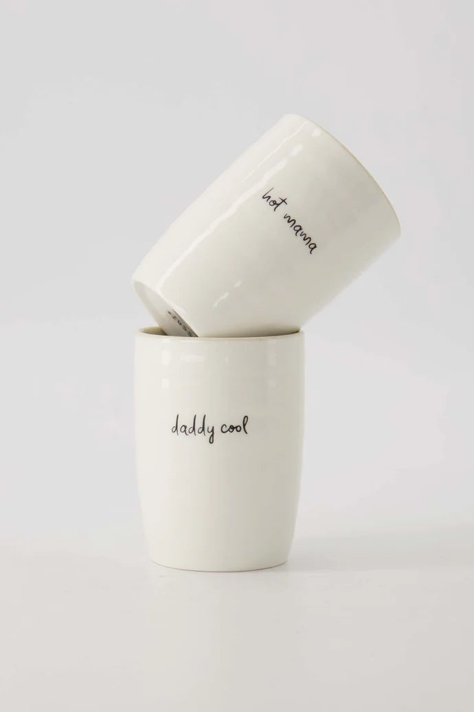 Zusss | Koffiemok hot mama wit/zand/zwart