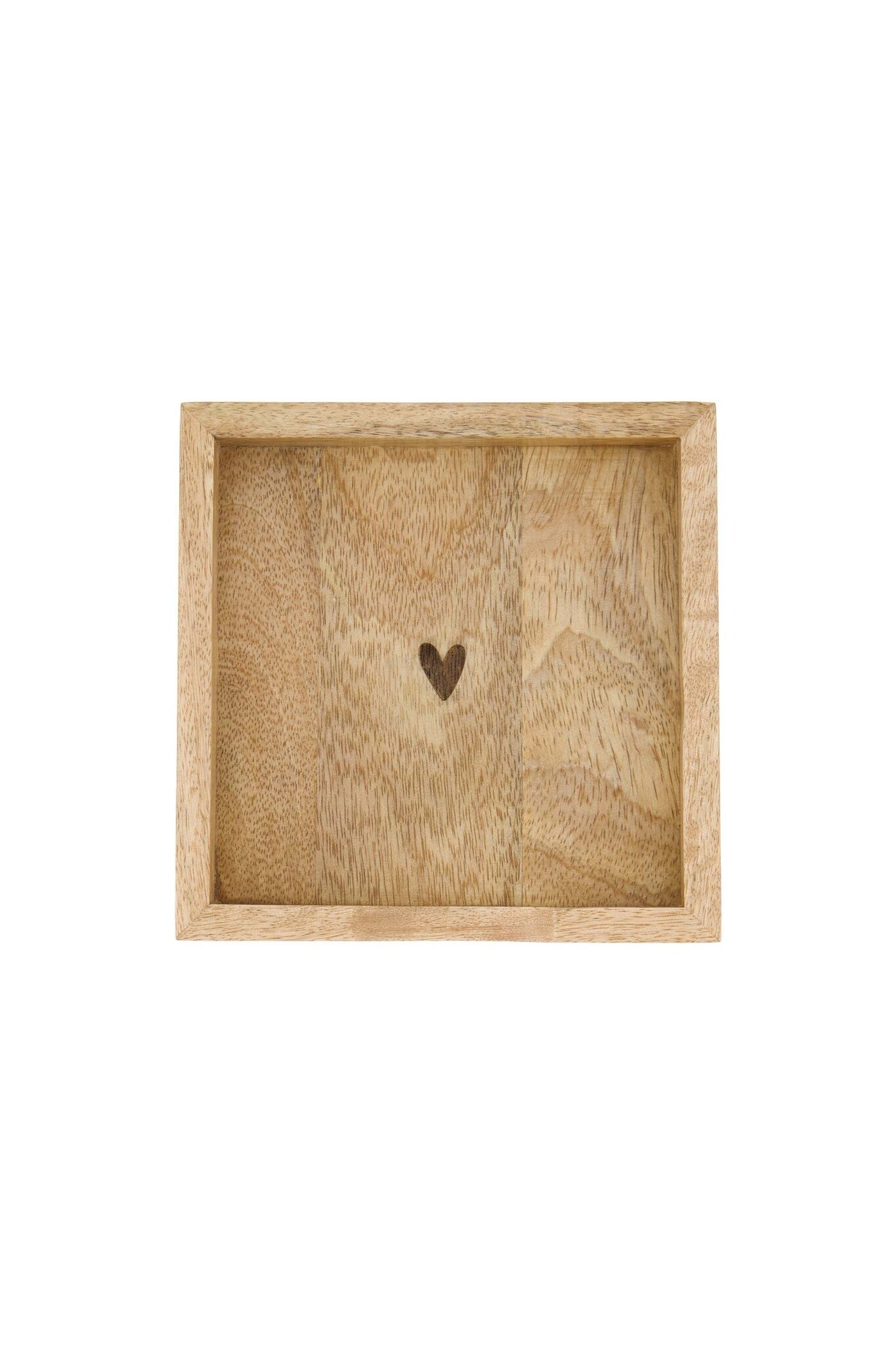 Zusss | Serviettenhalter aus Holz in Herzform, 12,5 cm